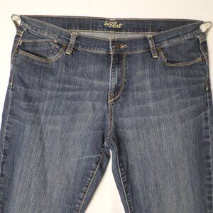 Old Navy 'The Flirt' Womens Dark Blue Denim Jeans Sz 14 Regular